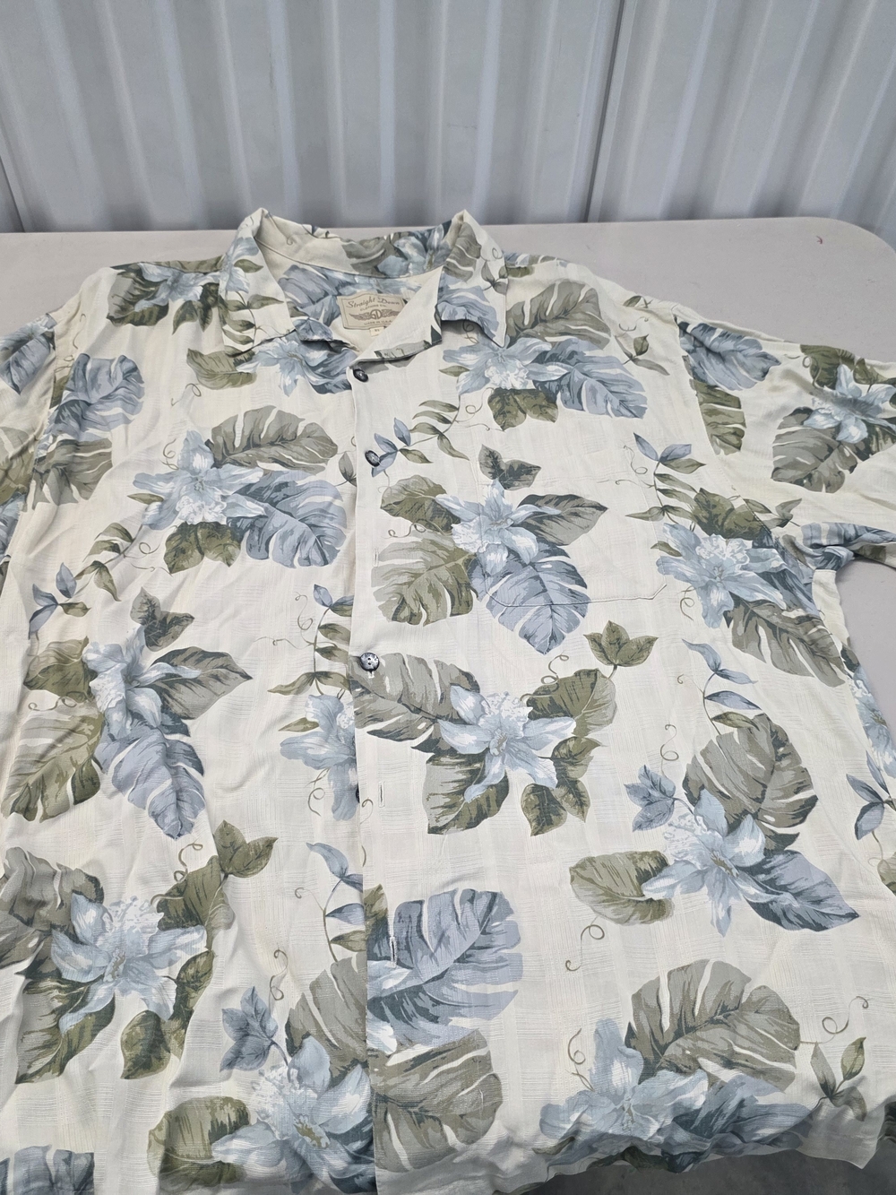 Straight Down Clothing Company Hawaiian Button Down Shirt Men's Size XL